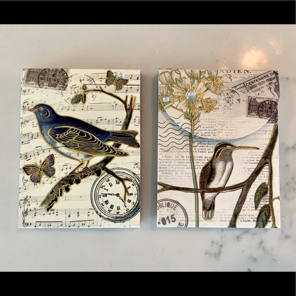 Set of two small notepads